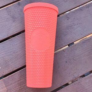  Starbucks 2022 Dragon Fruit Salmon Pink mug